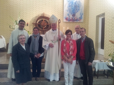 >GABRIELA RECIBIÓ LOS SACRAMENTOS DE LA INICIACIÓN CRISTIANA