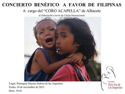 >CONCIERTO BENÉFICO A FAVOR DE FILIPINAS