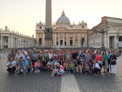 >Peregrinación a Asís y Roma