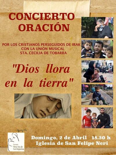 >CONCIERTO ORACIÓN  &quot;Dios llora en la tierra&quot;