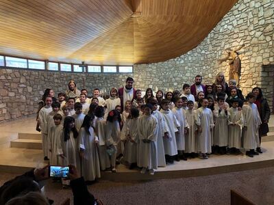 >LOS NIÑOS DE TERCERO DE CATEQUESIS RECIBEN EL PERDÓN