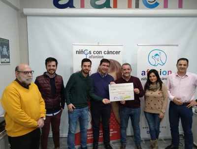 >Donación del Belén Solidario a AFANION