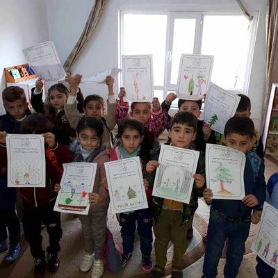 ...Y los dibujos de nuestros niños llegaron a Irak