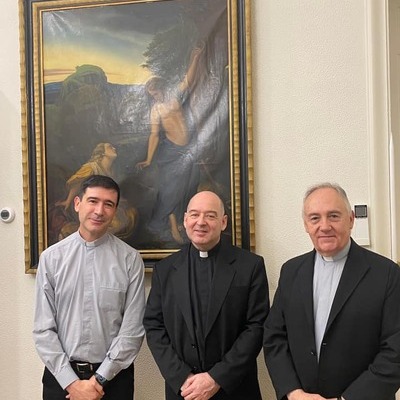 Visita de los padres del Oratorio