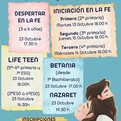 Vuelve la catequesis de jóvenes