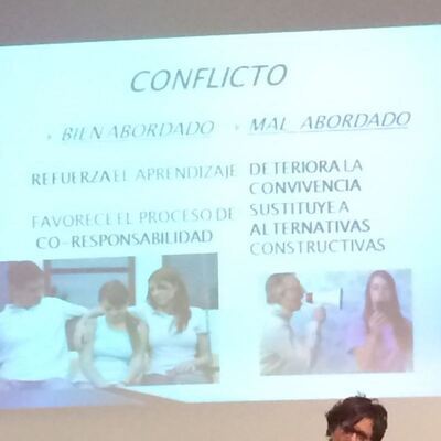 Escuela de familias: Cómo afrontar conflictos y tensiones con nuestros hijos.