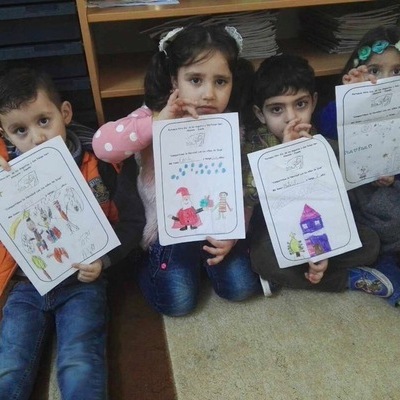 ...Y los dibujos de nuestros niños llegaron a Irak