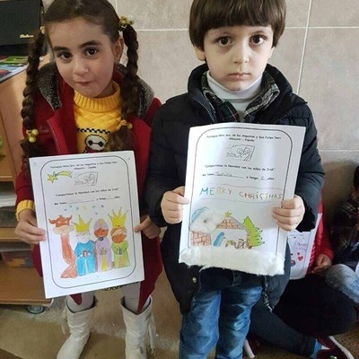 ...Y los dibujos de nuestros niños llegaron a Irak