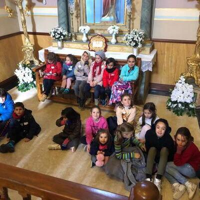 Escuela de familias. Marcha al santuario de la virgen de Rus