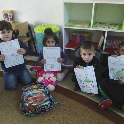 ...Y los dibujos de nuestros niños llegaron a Irak