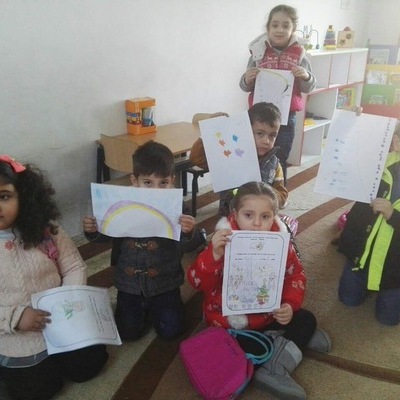 ...Y los dibujos de nuestros niños llegaron a Irak