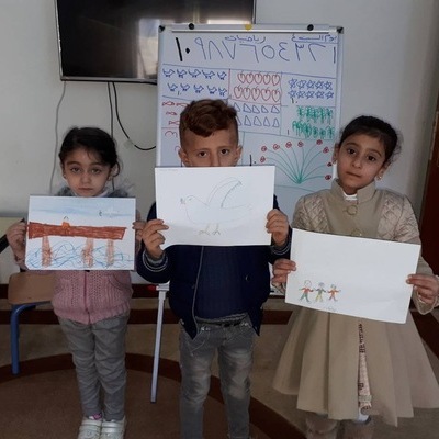 ...Y los dibujos de nuestros niños llegaron a Irak