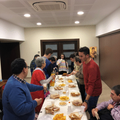 Visita de las amigas de Jesús