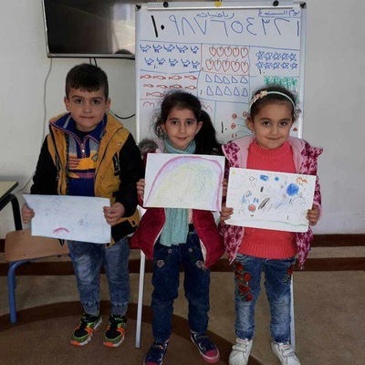 ...Y los dibujos de nuestros niños llegaron a Irak