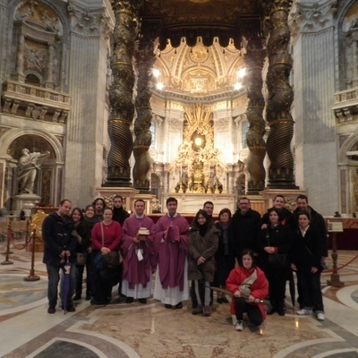 Los jóvenes con Benedicto XVI